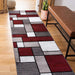 Contemporary Geometric Boxes Area Rug