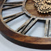 Wall Clock 36'' Oversized for Living Room with Real Moving Gears