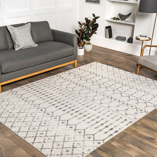 Moroccan Giannini Indoor Area Rug, Soft Transitional Rug for Modern Spaces