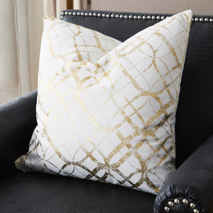 Chyrl Geometric Cotton Throw Pillow