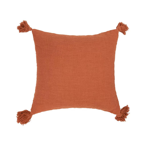 Remi Tassels Cotton Throw Pillow