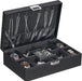 Modern Jewelry Organizer Case with Watch Display & Necklace Storage