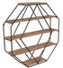 Colten 5 Shelf Octagon Wall Shelf