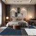 Contemporary Geometric Boxes Area Rug
