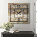 Weston Square Wood Panel Farmhouse Wall Clock