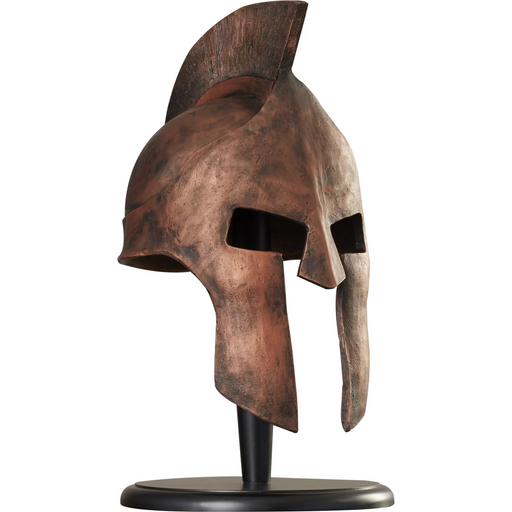 Greek Spartan Helmet Sculpture