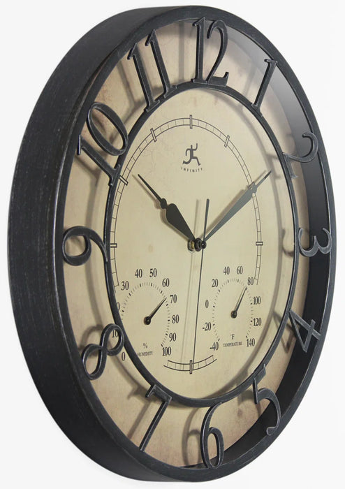 Indoor/Outdoor 3D Wall Clock