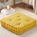 Luxurious Chenille Floor Pillow for Comfortable Seating and Meditation