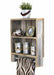 Merlene 2 Piece Solid Wood Tiered Shelf with Towel Bar