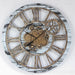 Wall Clock 36'' Oversized for Living Room with Real Moving Gears