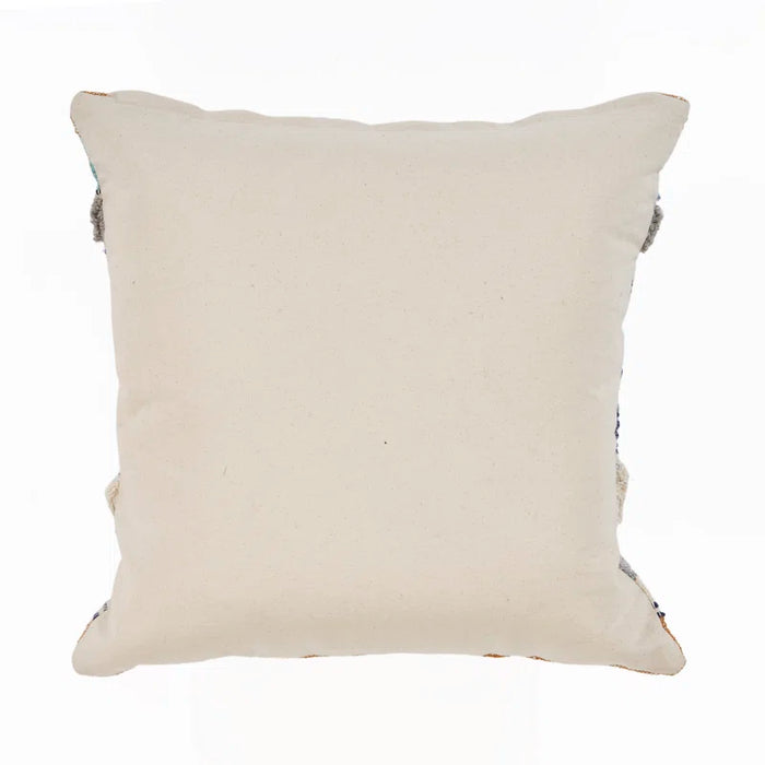 Demi Appliqued Cotton Throw Pillow