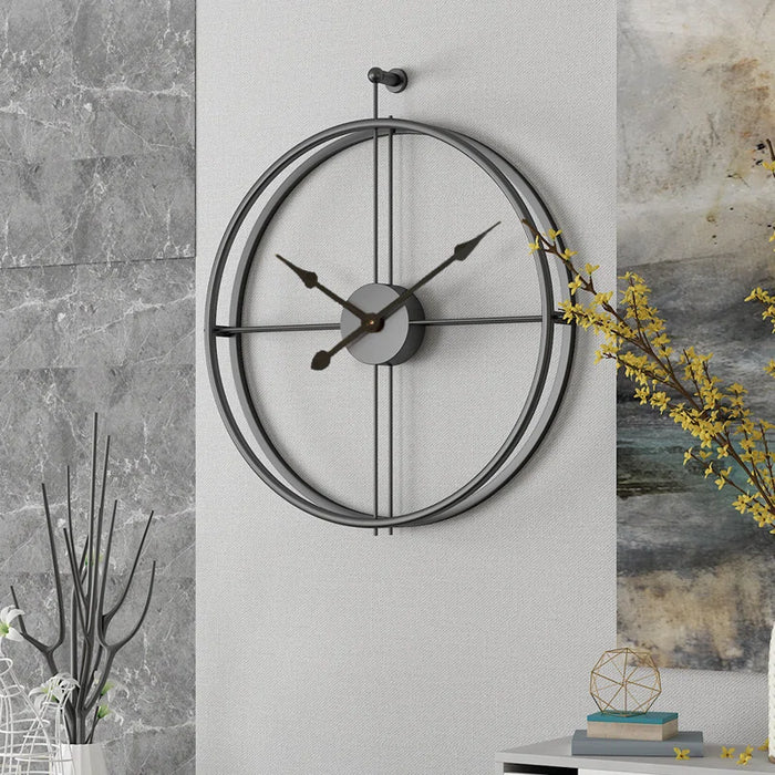 Plemons Metal Wall Clock