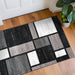 Contemporary Geometric Boxes Area Rug