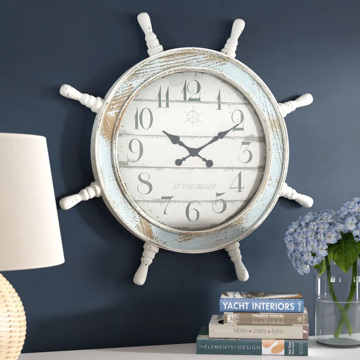 Mabel Wood Wall Clock