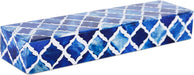 Modern Chevron Decorative Box with Lid, Stylish Storage Organizer for Shelves & Tables