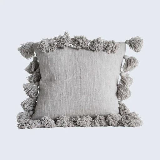 Vivienne Tassels Cotton Throw Pillow