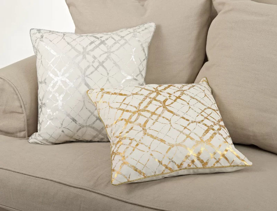 Chyrl Geometric Cotton Throw Pillow