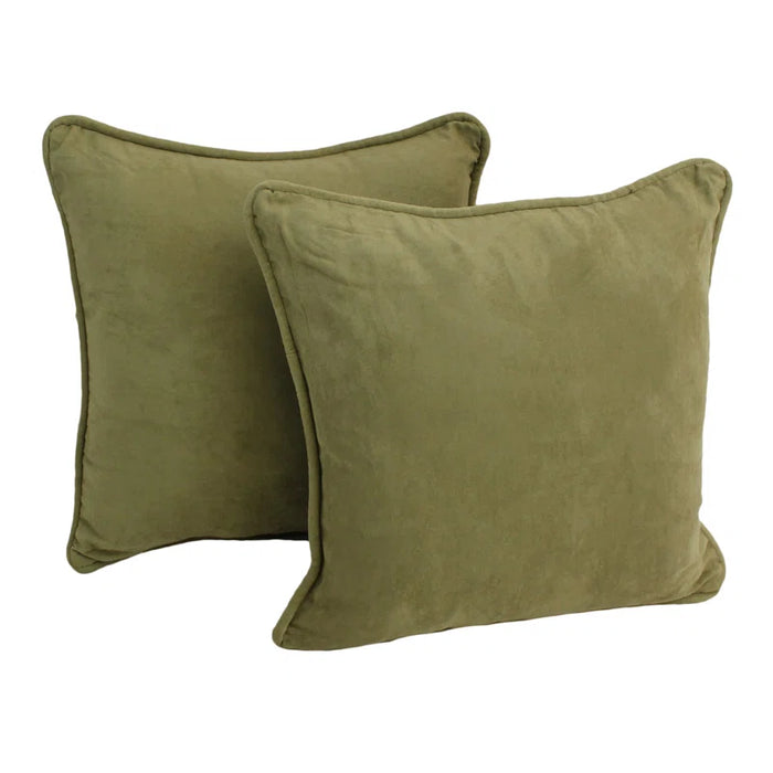 Ariaunna Microsuede Reversible Throw Pillow