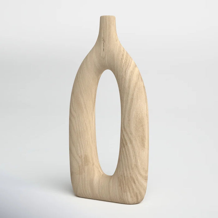 Handmade Wood Table Vase