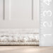 Contemporary Trellis Shag Rug, Soft Polyester Area Rug for Home Décor