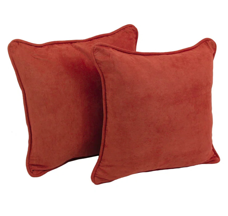 Ariaunna Microsuede Reversible Throw Pillow